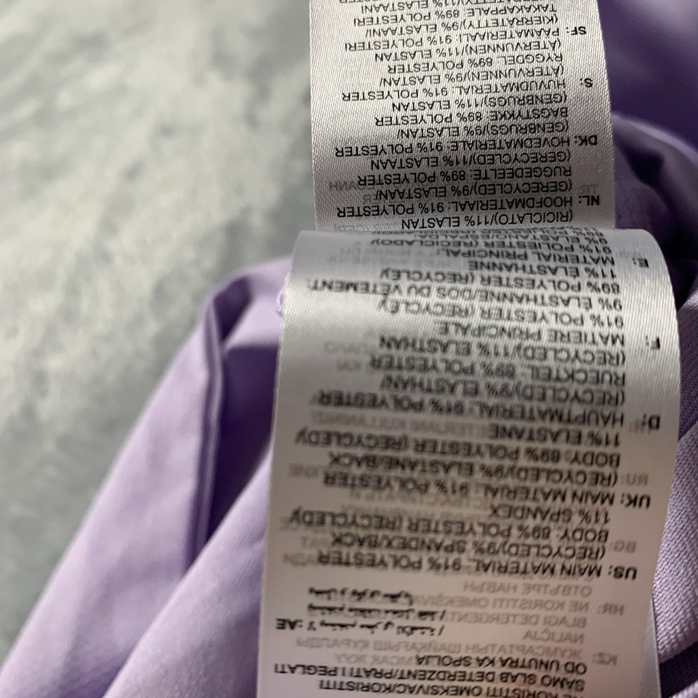 Rebook Women's T Shirt 2X Speedwick Purple Performance Gym Workout Top Tee NWT - Picture 6 of 9
